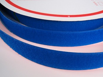 Suchý zip šíře 20mm modrý jasně KOMPLET
