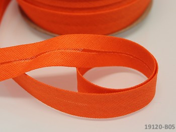 Šikmý proužek zažehlený 18mm ORANŽOVÝ, á 1m