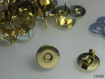 Magnetické zapínání kulaté zlaté 18mm