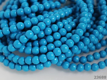 Přírodní minerál HOWLITE kuličky 6mm, bal. 10ks