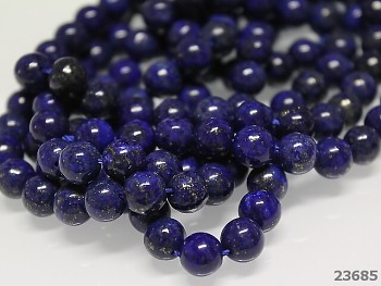 Přírodní minerál Lapis lazuli, kuličky  6mm