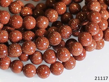ZLATÝ písečný kámen kuličky 6mm