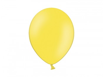 Nafukovací balónek ŽLUTÝ 27cm pastelový extra pevný