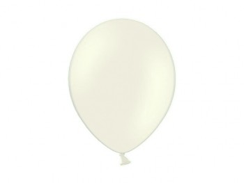 Nafukovací balónek BÍLÝ 13cm pastelový extra pevný
