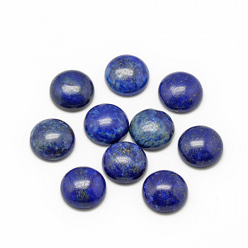Modrý lapis lazuli přírodní minerál kabošon 10mm