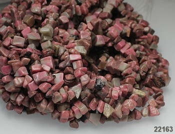 Růžový Rhodonit zlomky přírodní minerál , bal. 10cm