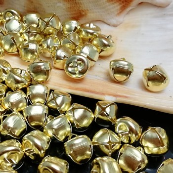 Rolničky Zlaté 10mm,  balení 10ks