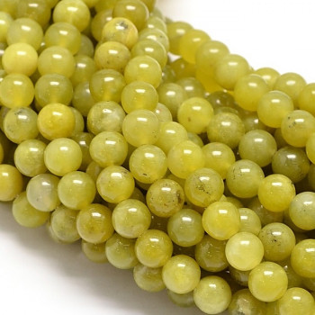 Přírodní PERIDOT kuličky 6mm, bal. 5ks