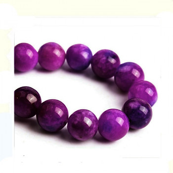 Sugilit magenta kuličky 8mm kvalita přírodní minerál